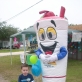 The giant Cherry Limeade scared some of the kids!