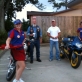 Skating Carhops Posing With Our First Bikers